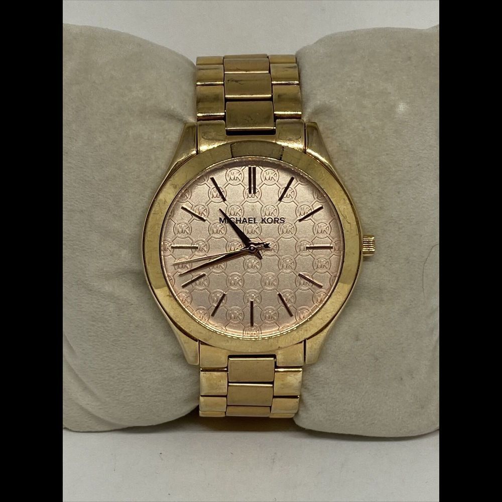 Michael Kors Slim Runway MK3336 Women's Stainless Steel Analog Dial Watch VK711